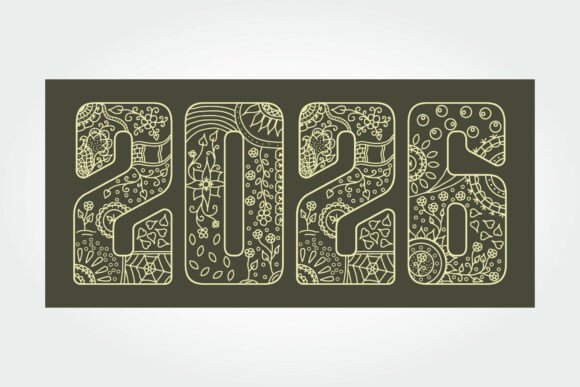 Download 2026 New Year Typography Greeting Card - Premium Bundle