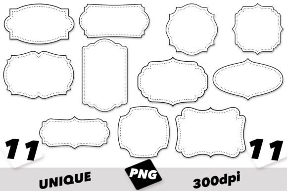 Download Composition Book PNG Labels Vol.11 - Labels Collection