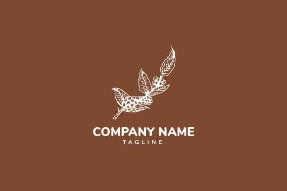 Download Coffee Plant Minimalist Logo - Minimal Collection