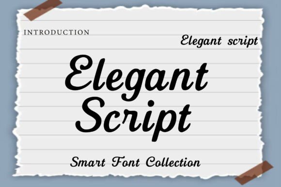 Download Elegant Script - Elegant script Collection